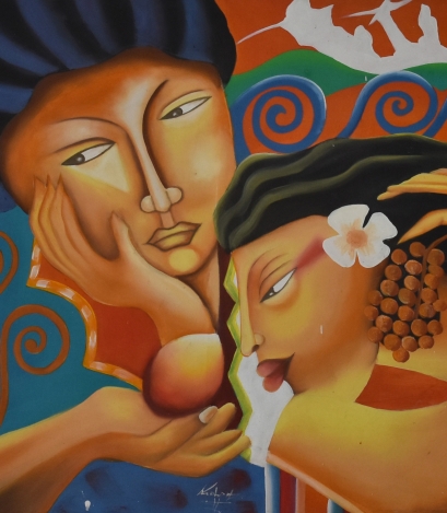 A 11.8_15.7 Une Caresse Melanine cropped $756.6